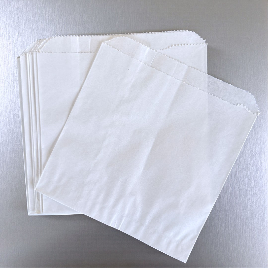 White Greaseproof Paper Bag 7X7 Batch - Propus Packaging